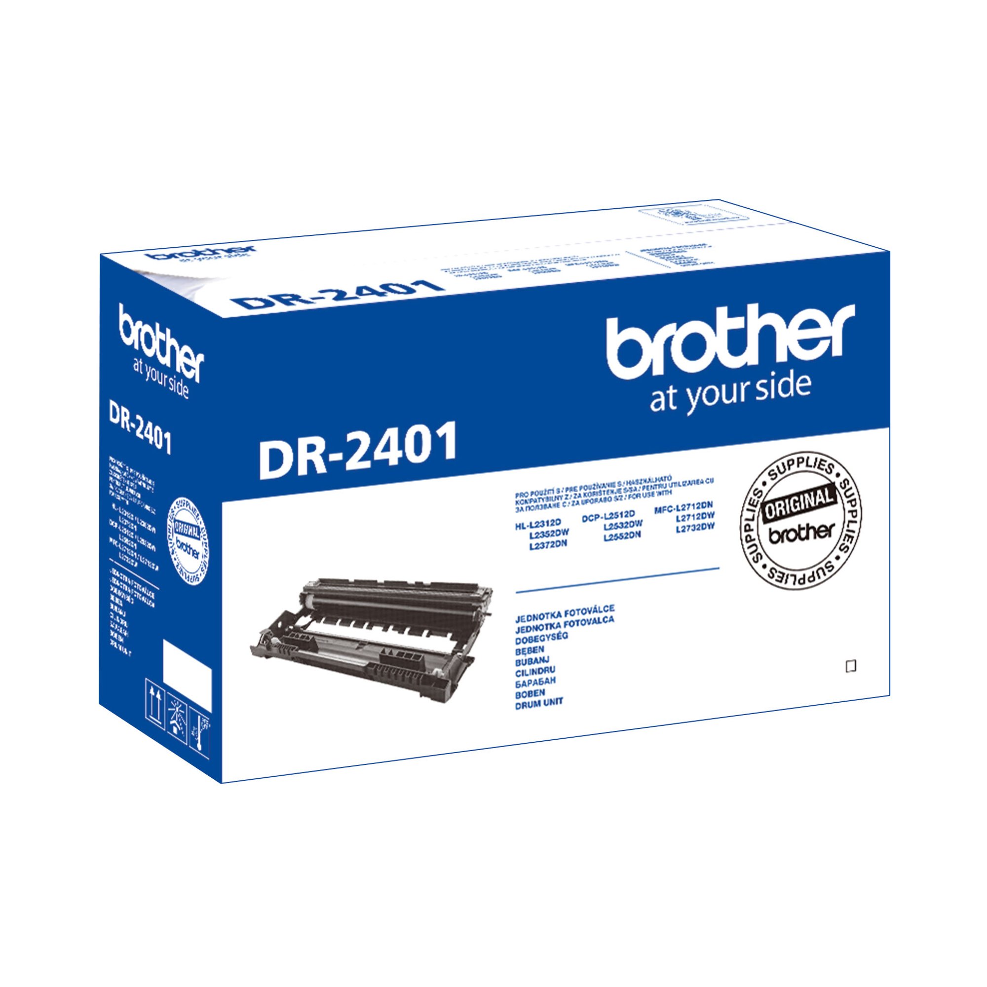 Brother Барабан DR-2401, 12 000 копия, Black