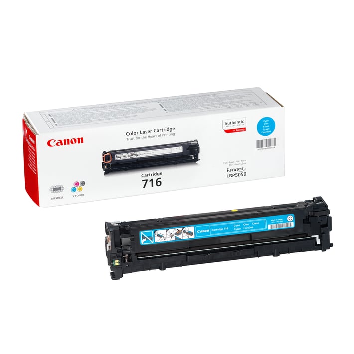 Canon Тонер CRG716, LBP5050, 1500 страници/5%, Cyan