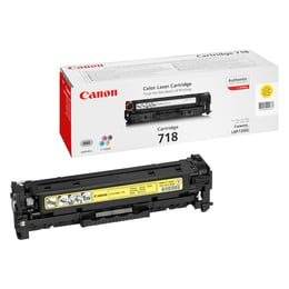 Canon Тонер CRG 718, 2900 страници/5%, Yellow