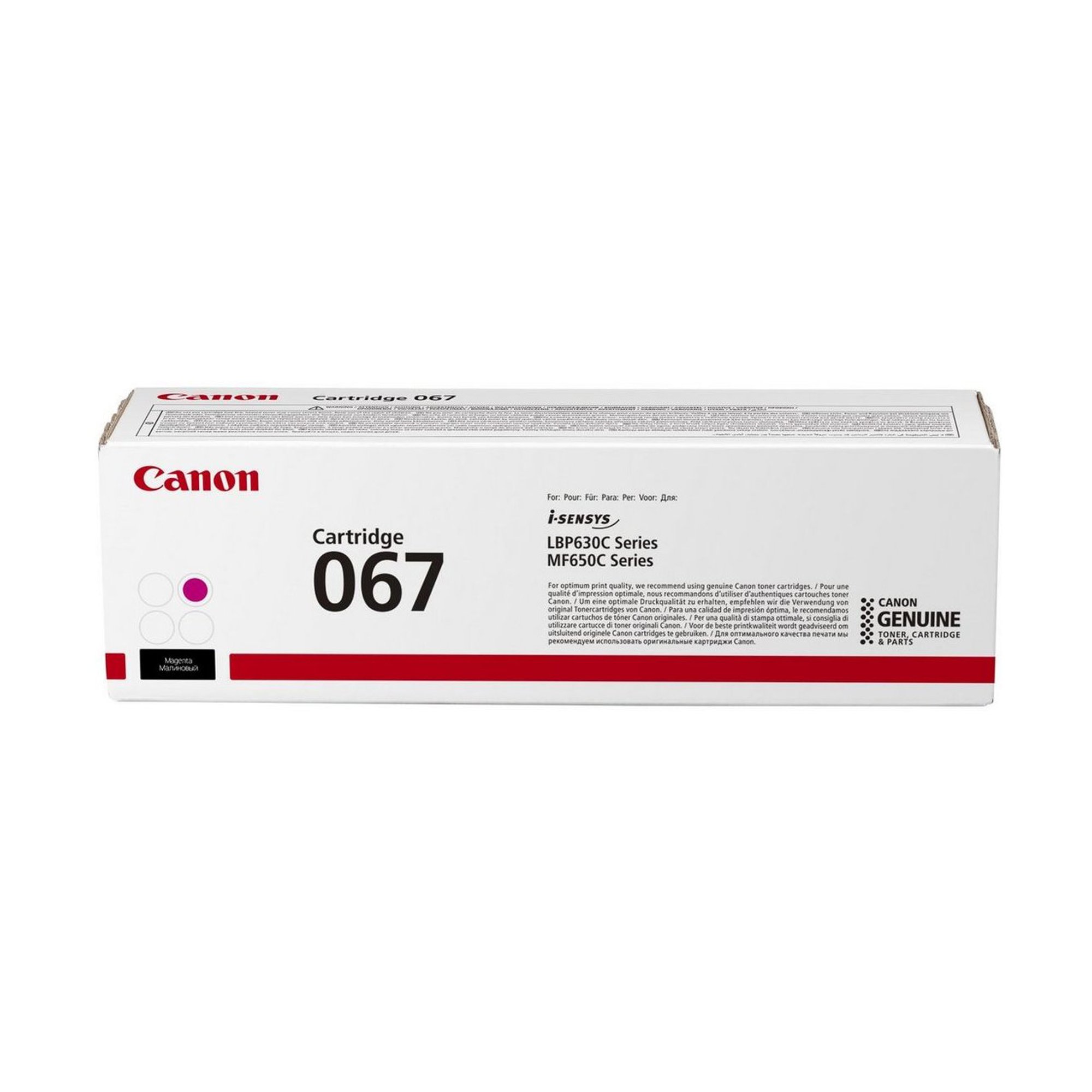 Canon Тонер CRG-067, MF65x/LBP63x, 1250 страници/5%, Magenta