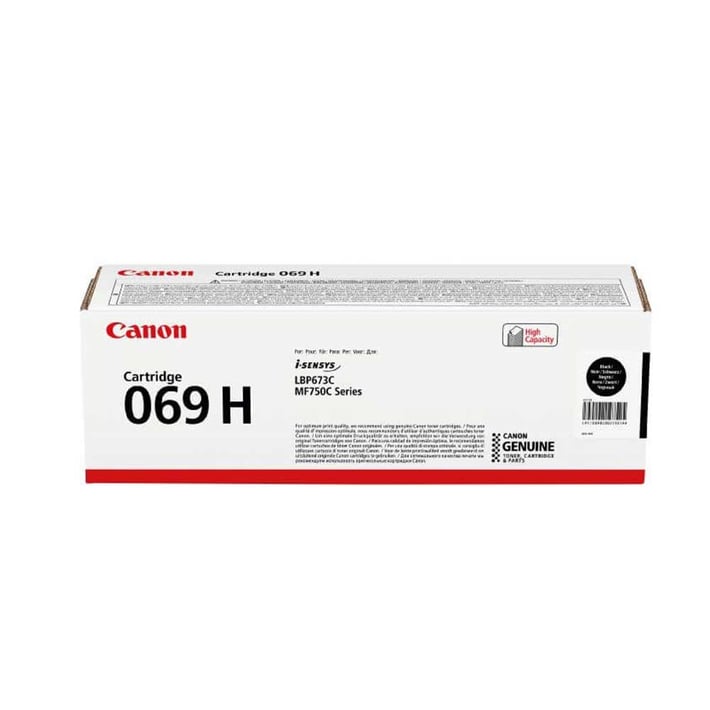 Canon Тонер CRG-069H MF75x/LBP673, 7600 страници/5%, Black