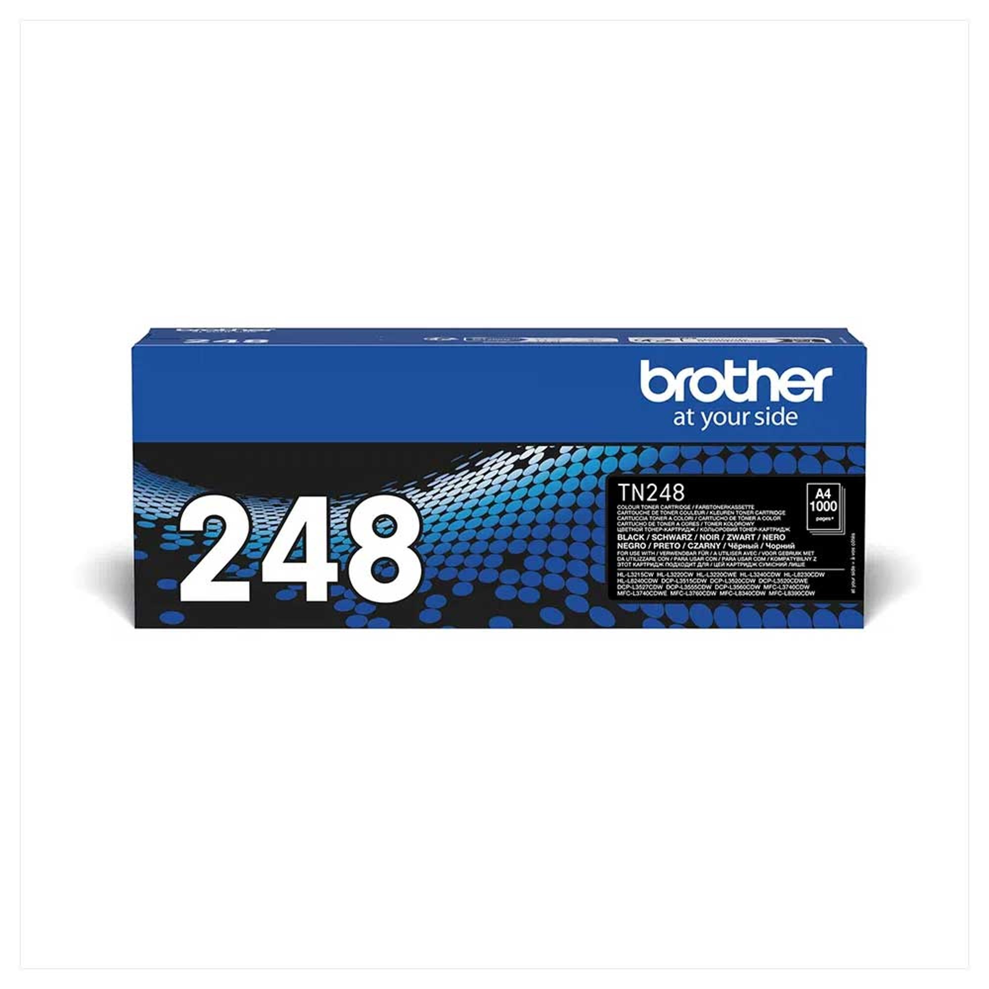 Brother Тонер TN-248BK, 1000 страници/5%, Black