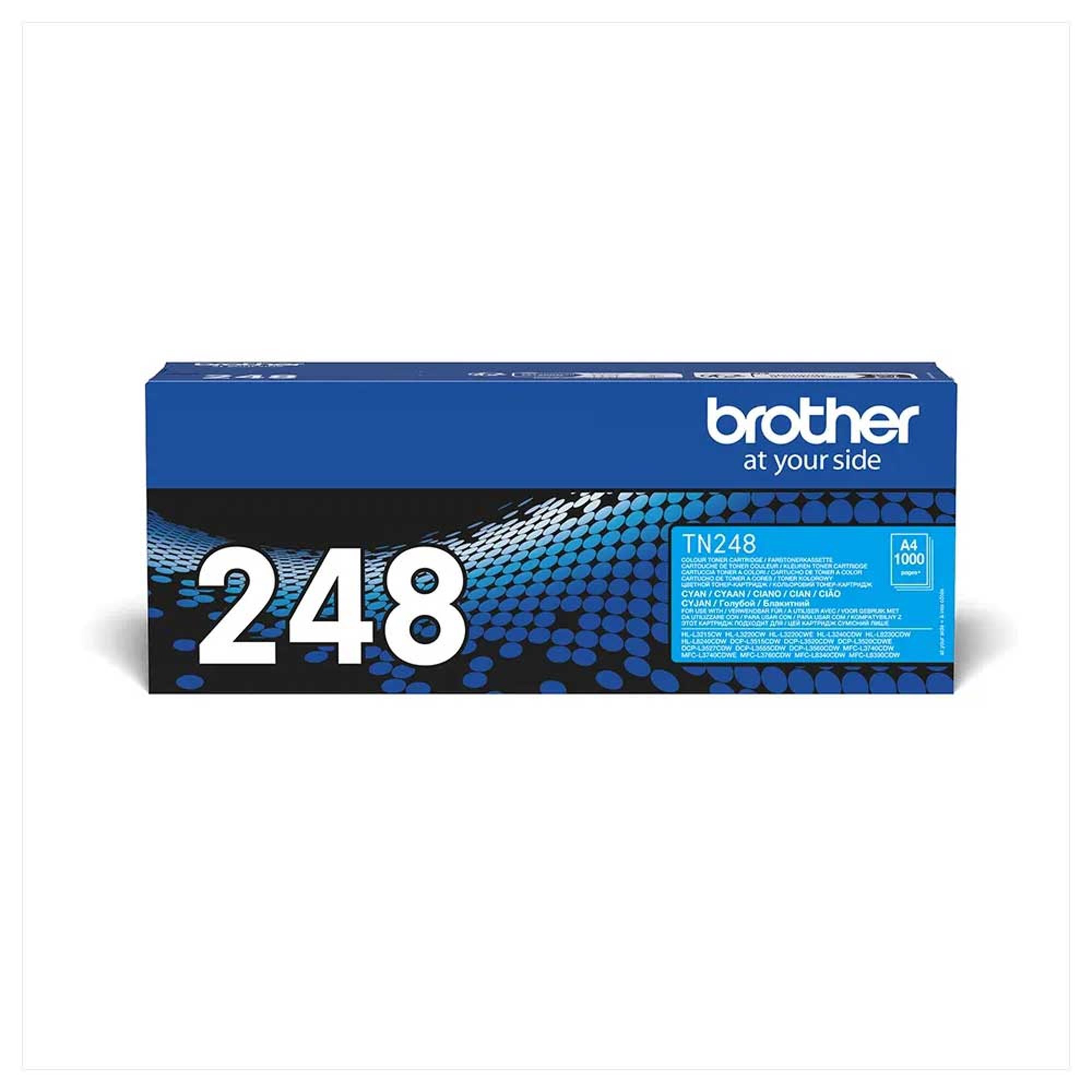 Brother Тонер TN-248C, 1000 страници/5%, Cyan