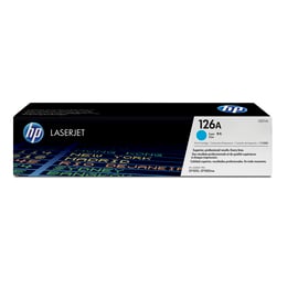 HP Тонер CP1025, 126A, 1000 страници/5%, Cyan