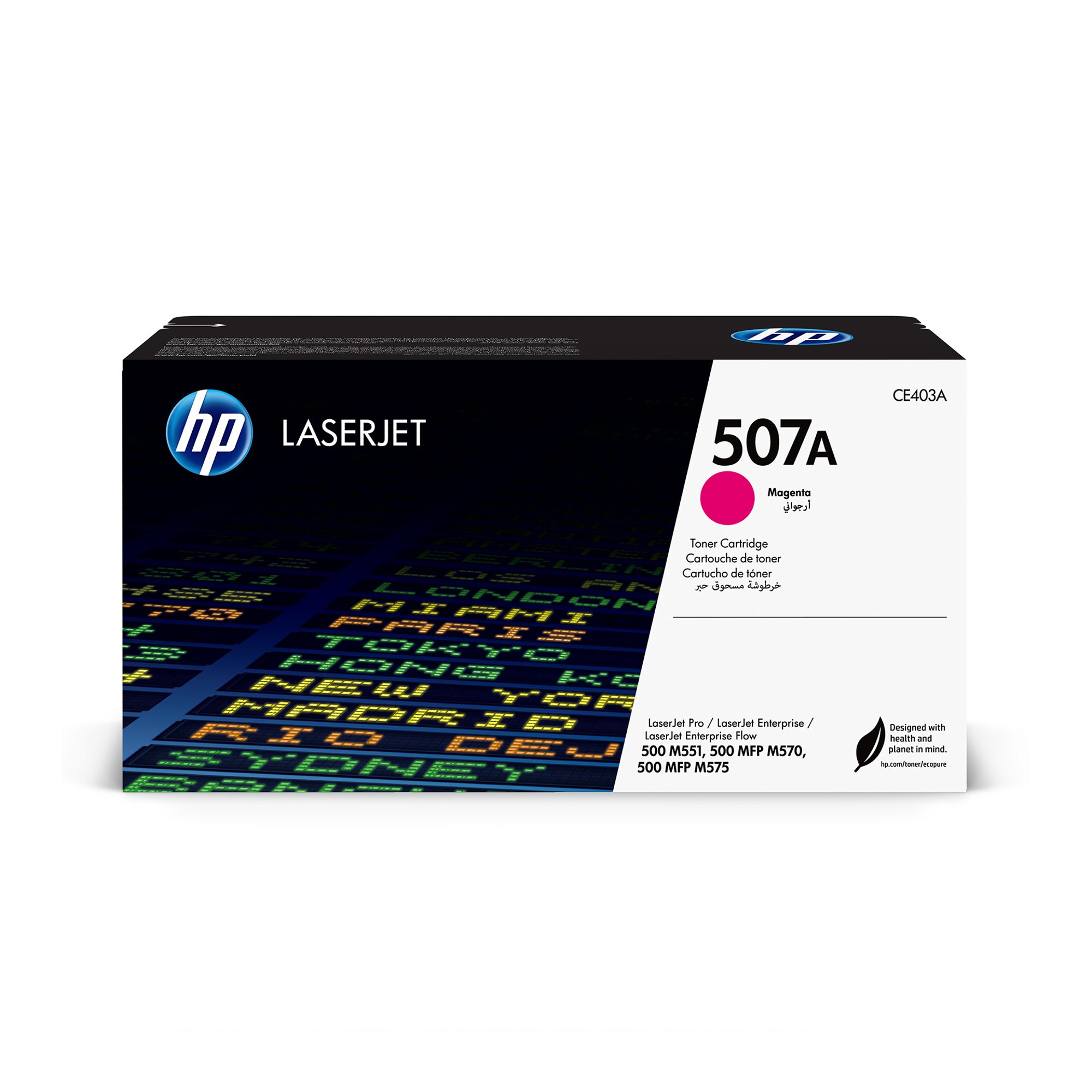 HP Тонер CE403A, 507A, 6000 страници/5%, Magenta