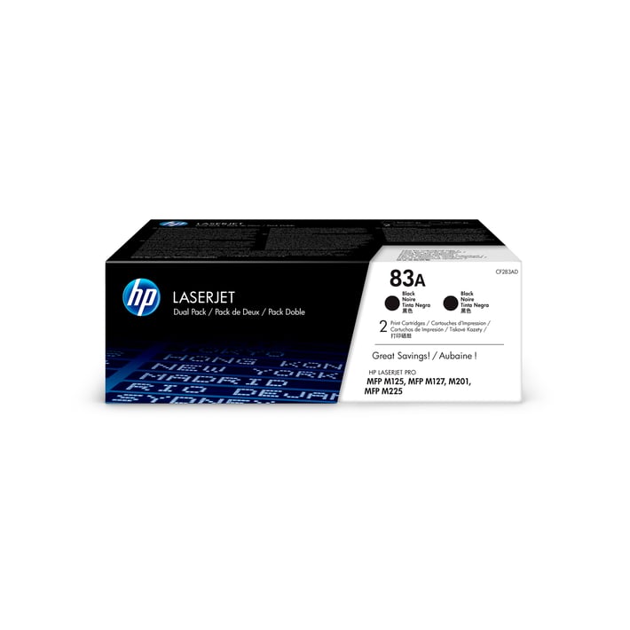 HP Тонер CF283AD, Black, 2 броя