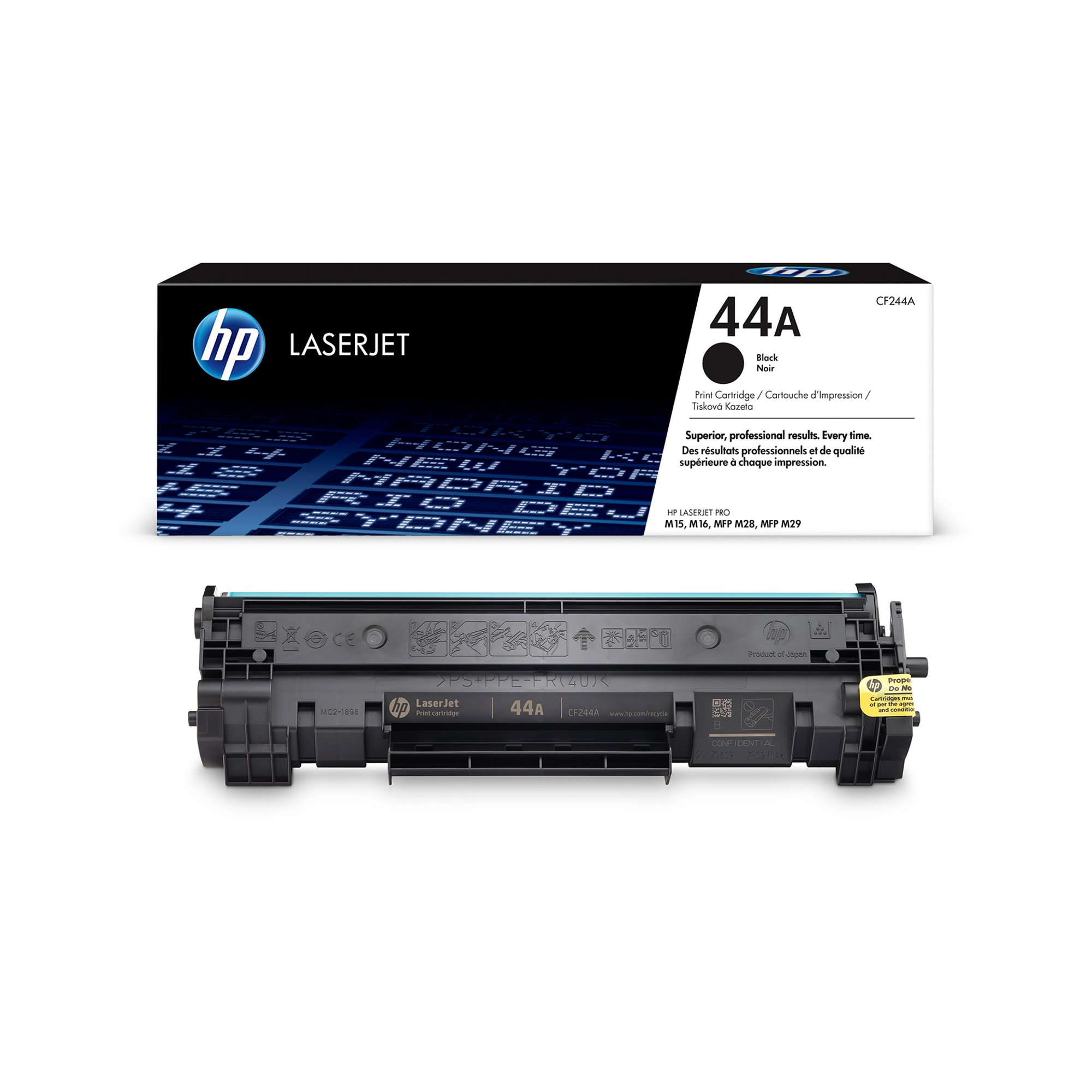 HP Тонер CF244A 44A, 1000 страници/5%, Black