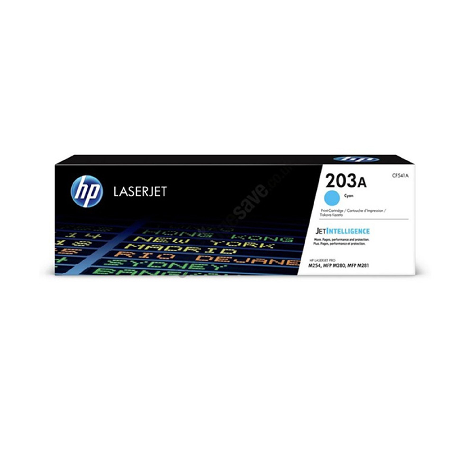 HP Тонер CF541A, m254/m280/281, 1300 страници/5%, Cyan