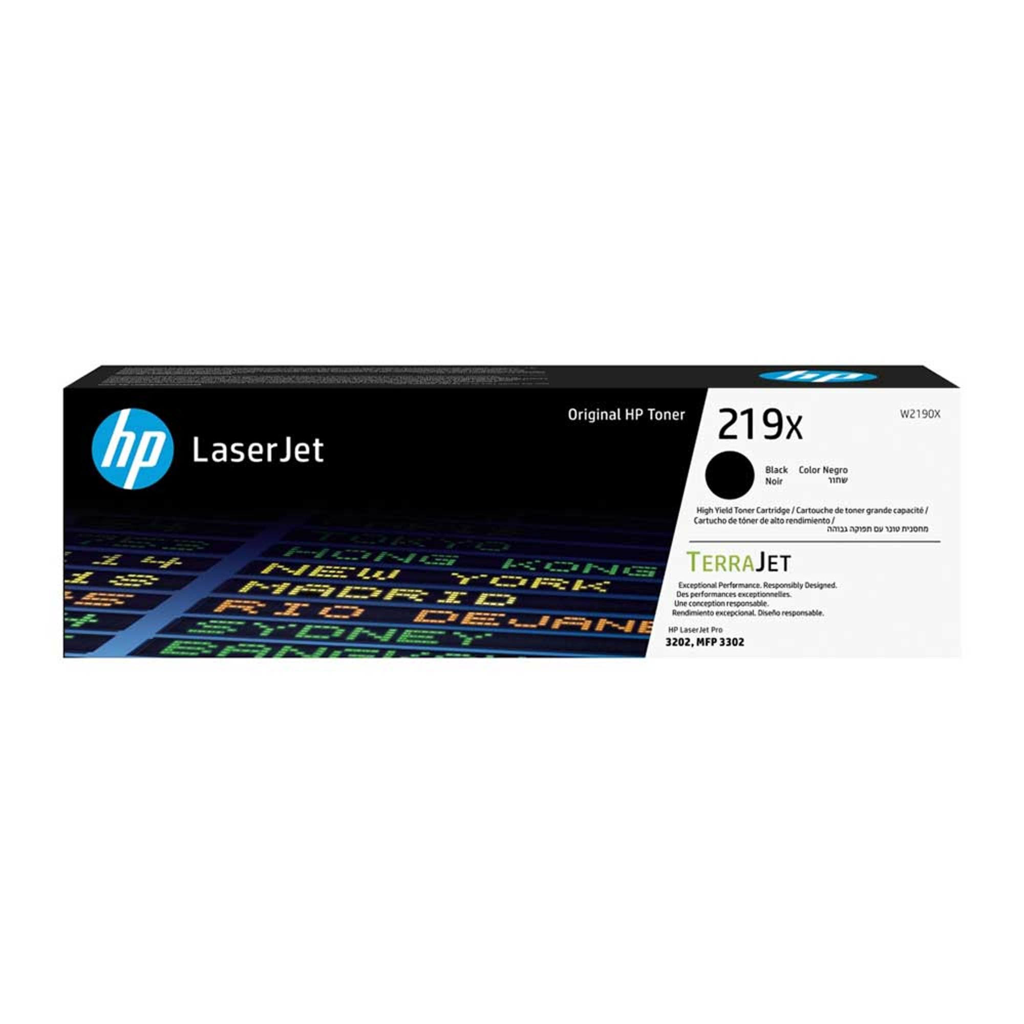 HP Тонер W2190X, 219X, LJ PRO 3302, 3200 страници/5%, Black