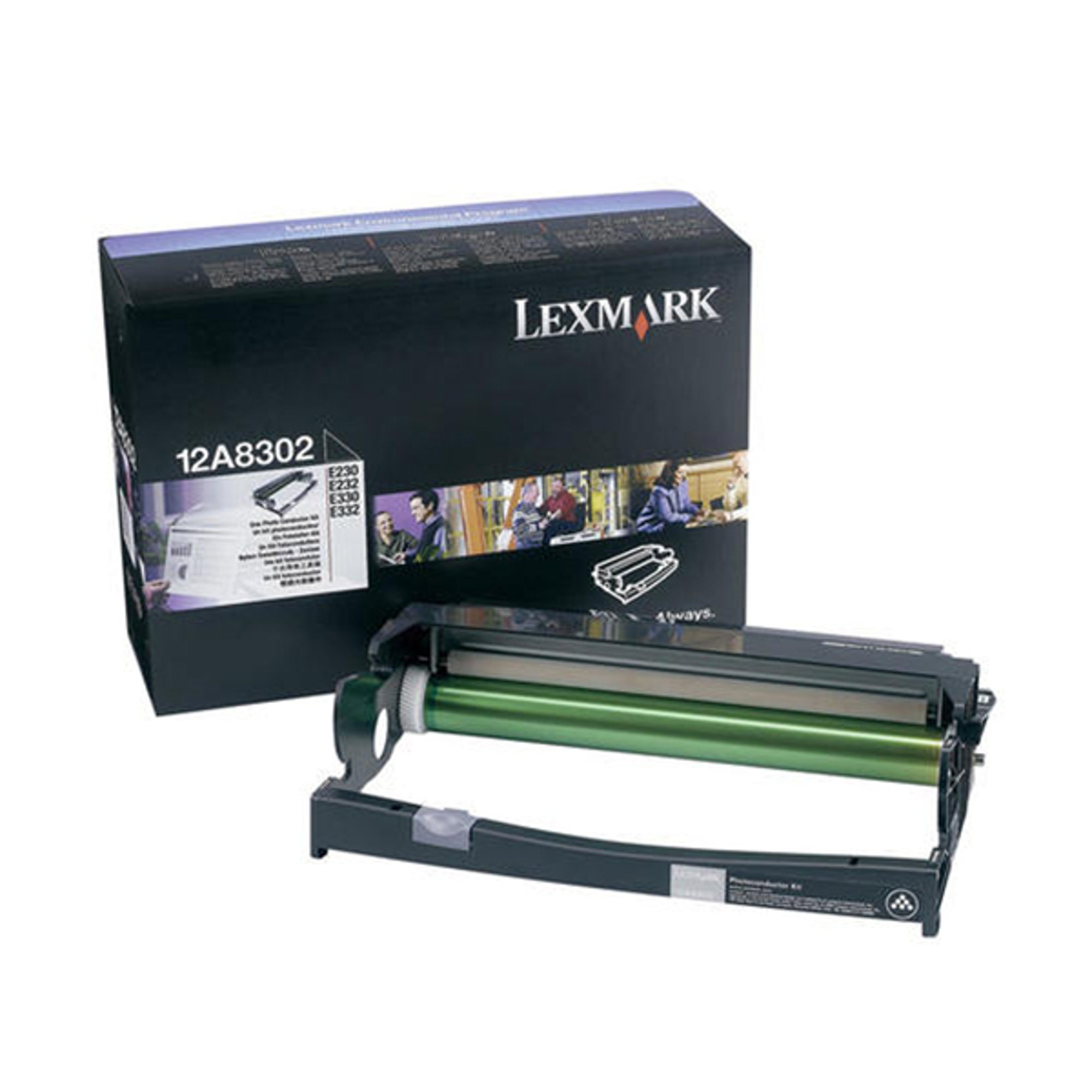 Lexmark Барабан E330, 12A8302, 30000 копия, Black