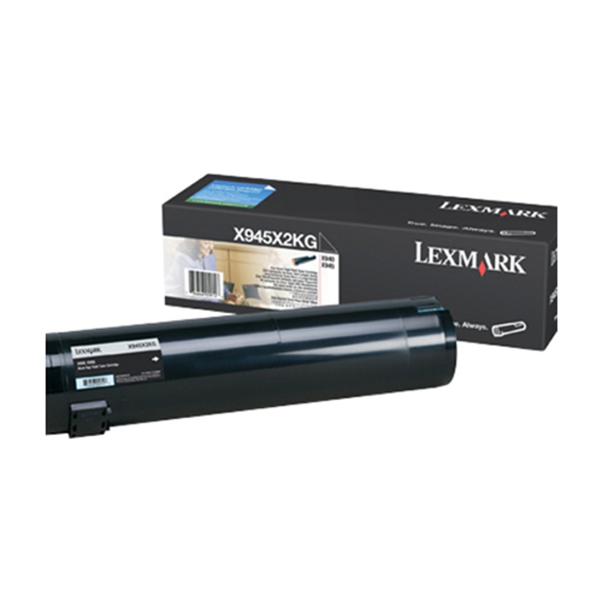 Lexmark Тонер X940 X945X2KG, 36 000 страници/5%, Black