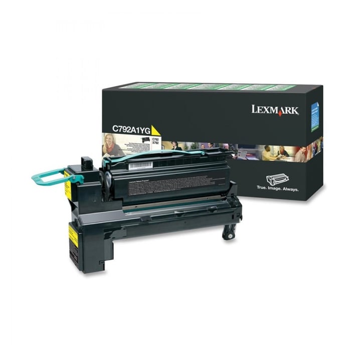 Lexmark Тонер C792, C792A1YG, Yellow