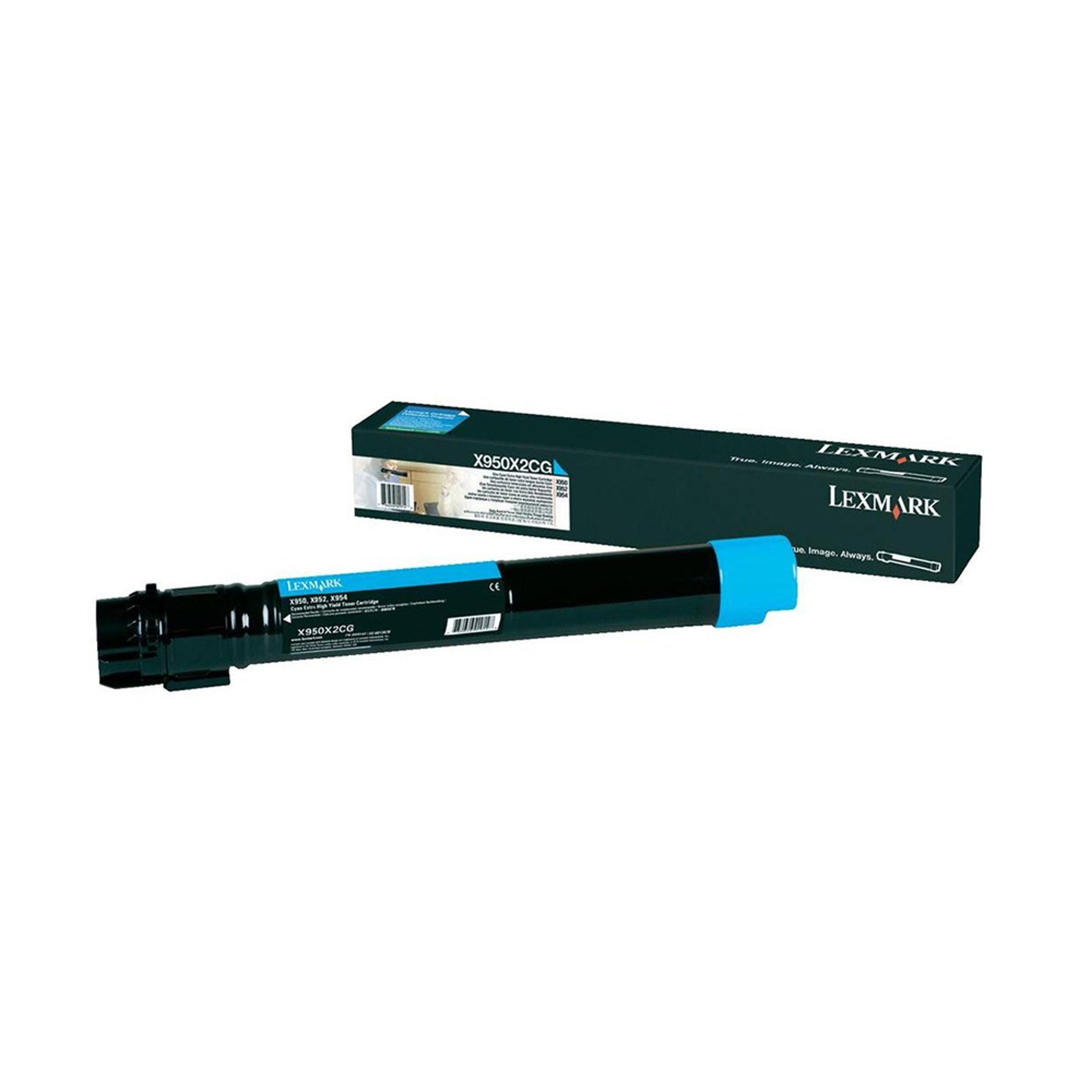 Lexmark Тонер X950X2CG, 22000 страници/5%, Cyan