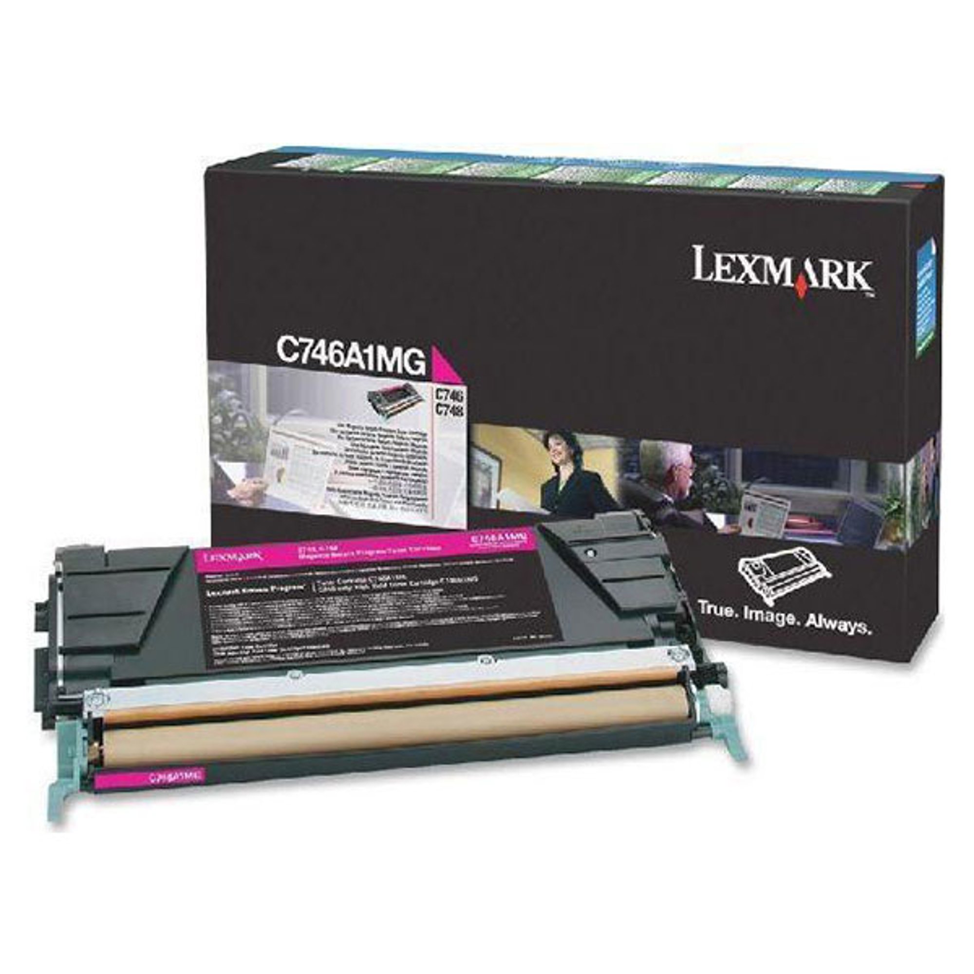 Lexmark Тонер C746A1MG, 7000 страници/5%, Magenta