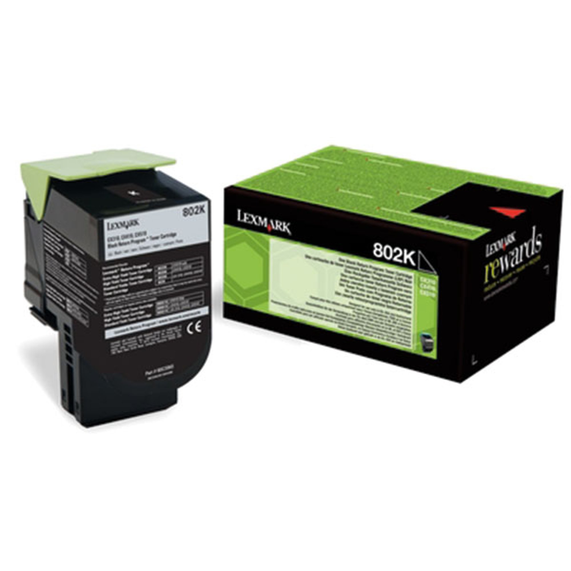 Lexmark Тонер 80C20K0, 1000 страници/5%, Black