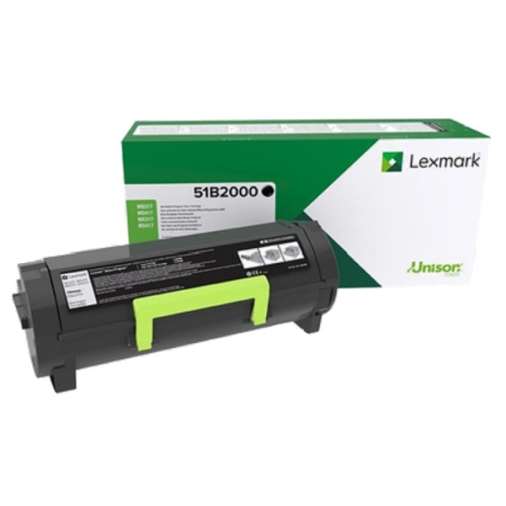 Lexmark Тонер 51B2000, МS/MX317, 2500 страници/5%, Black