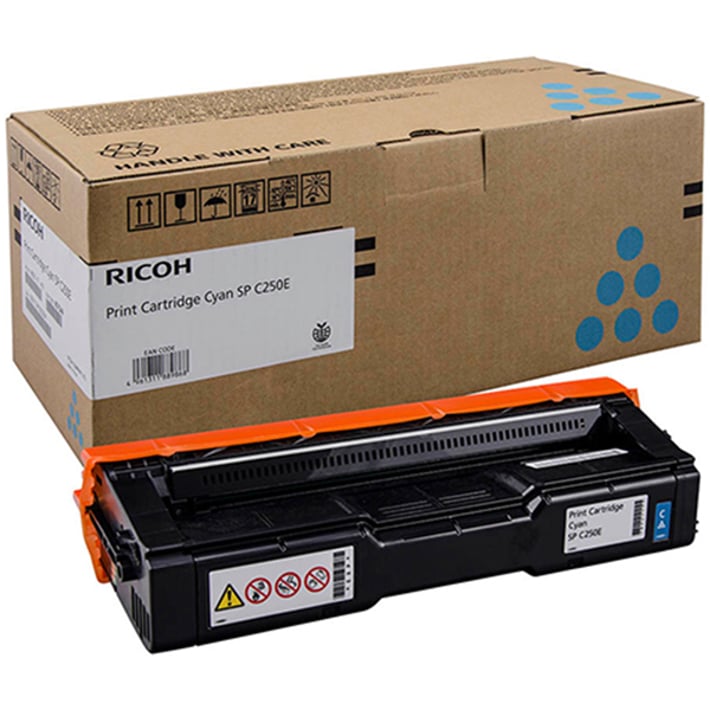 Ricoh Тонер SP C250SF, 1600 страници, Cyan