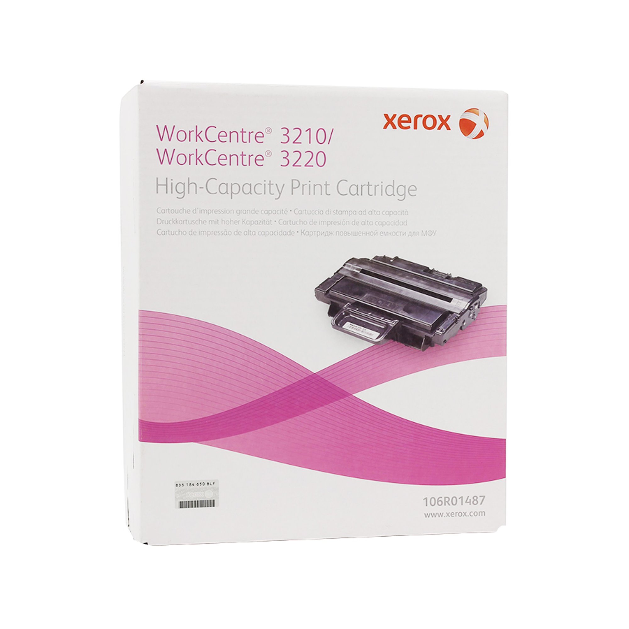 Xerox Тонер 106R01487, 3210N/3220DN, 4000 страници/5%, Black