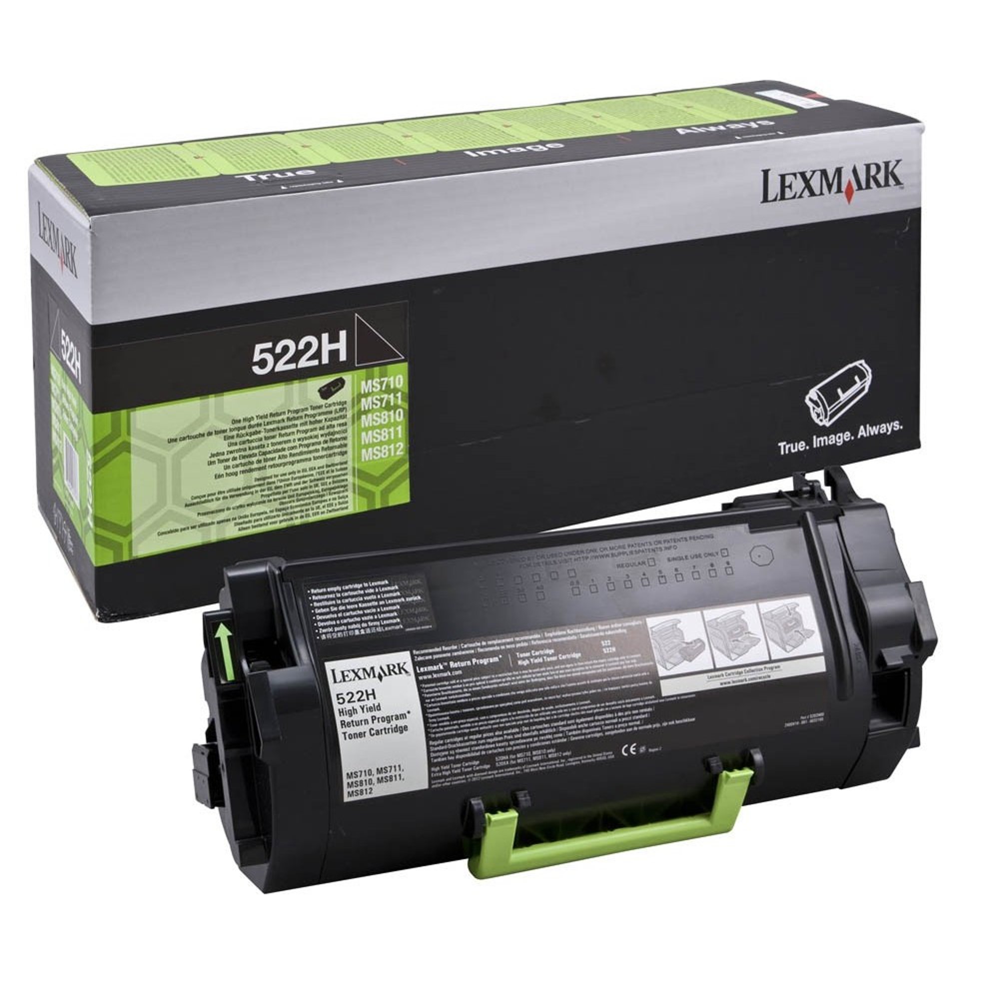 Lexmark Тонер 52D2H00, 25000 страници/5%, Black