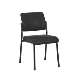 RFG Посетителски стол Solid M, екокожа, черен