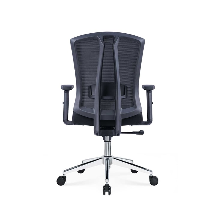 RFG Ергономичен стол Primo Lux Chrome W, черен