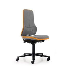 Bimos Ергономичен работен стол Neon 9573, черен и оранжев