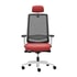 Rim Ергономичен стол Victory VI 1405 White, червен, сглобена мостра