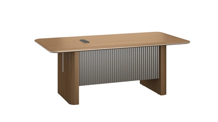 Бюро RFG Parma, 1800 х 800 х 760 mm, ПДЧ 50 mm, орех и сиво