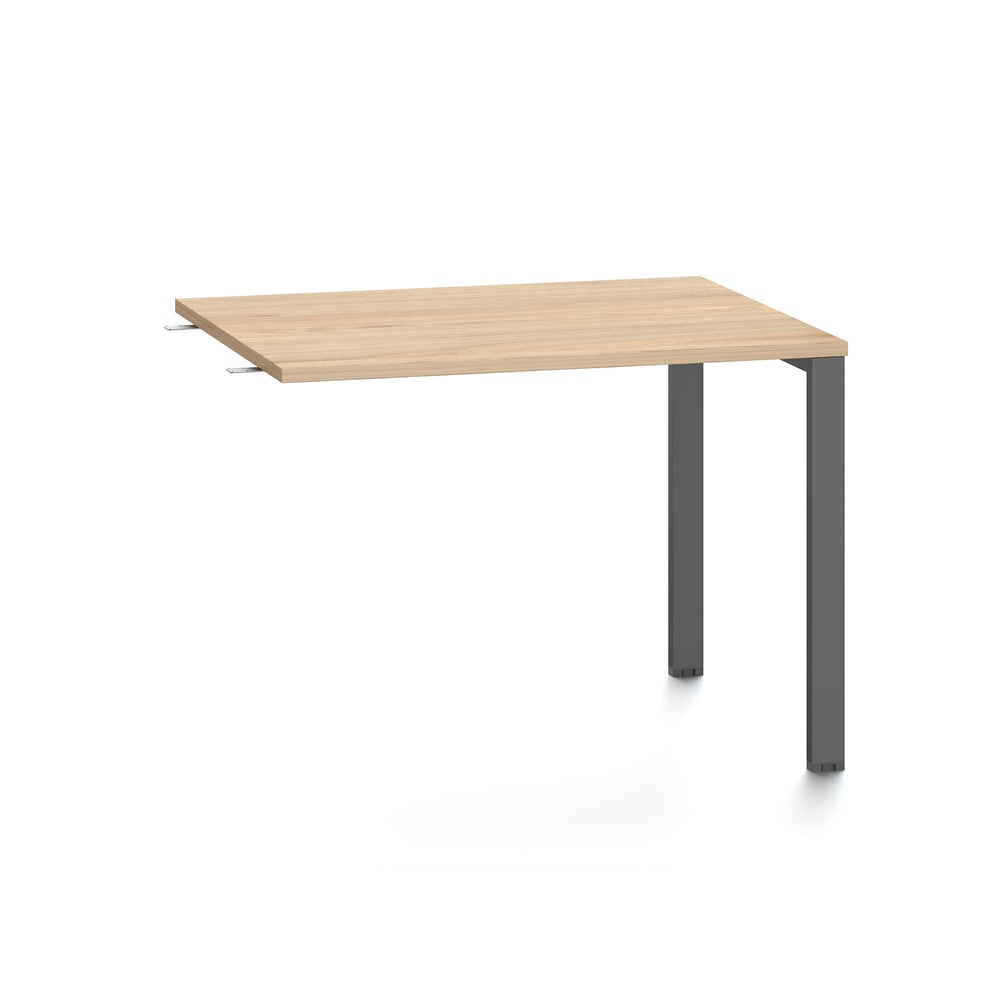 Помощен плот RFG Monaco, 1000 x 800 x 750 mm, ПДЧ 25 mm, плот бряст, черен метал