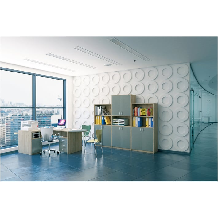 Контейнер за бюро KN103, носещ, с врата, 40 x 50 x 71.5 cm, ПДЧ