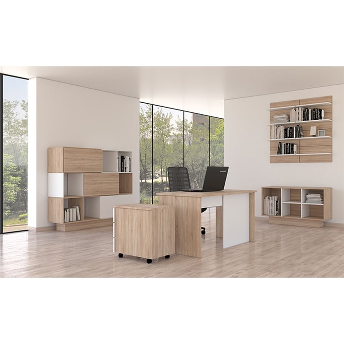 Шкаф Нордик, открит, 120 x 42 x 71.5 cm, ПДЧ 18 mm