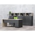 RFG Стелаж Boxi S, метален, 72 х 37 х 212 cm, черен