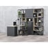 RFG Стелаж Boxi S, метален, 72 х 37 х 212 cm, черен