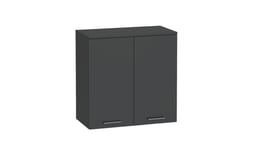 RFG Шкаф Boxi, двоен, с две врати, горен, 720 х 370 х 721 mm, черен