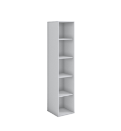 RFG Етажерка, единична, 400 х 400 х 1800 mm, бяла