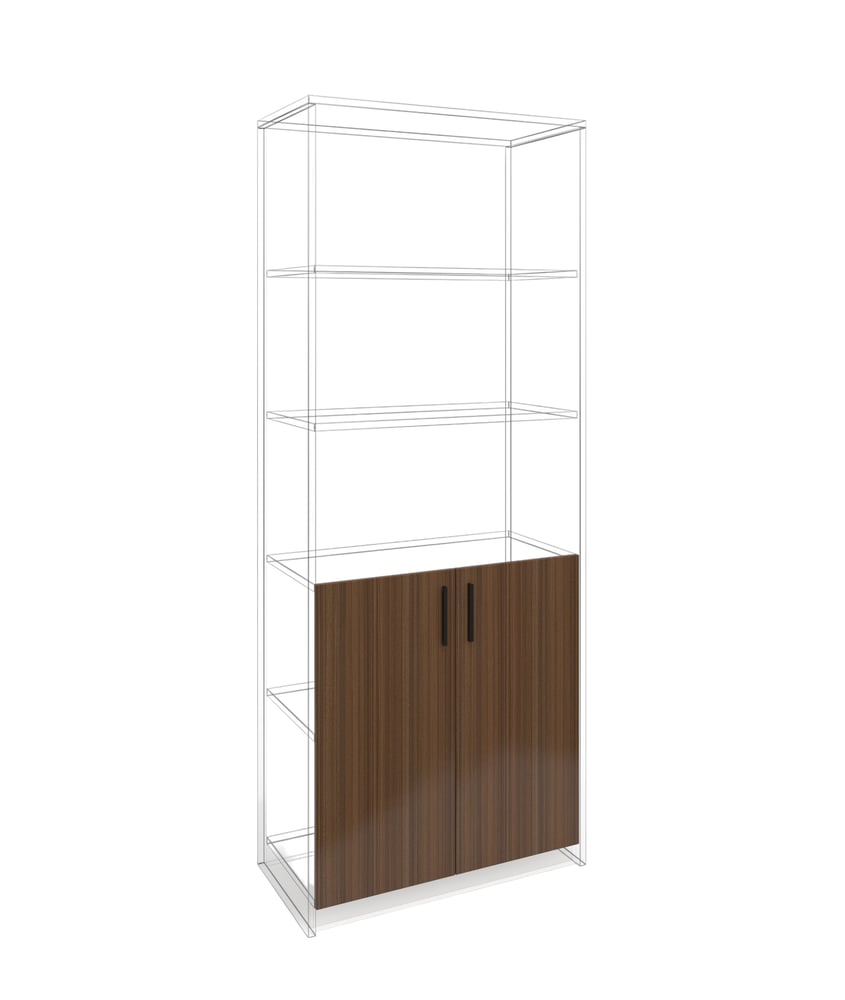 Врата RFG RV3 Elmaz S4, 380 х 18 х 760 mm, ПДЧ 18 mm, 2 броя в комплект, австралийски дъб