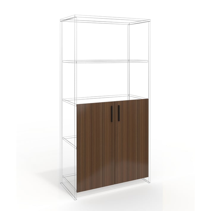 Врата RFG RV3 Elmaz S4, 380 х 18 х 760 mm, ПДЧ 18 mm, 2 броя в комплект, австралийски дъб