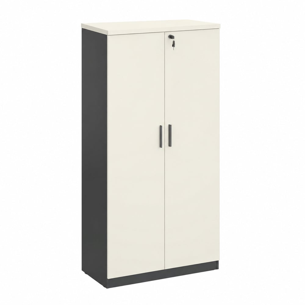 Шкаф RFG Monaco, 800 x 400 x 1600 mm, ПДЧ, бяло и черно