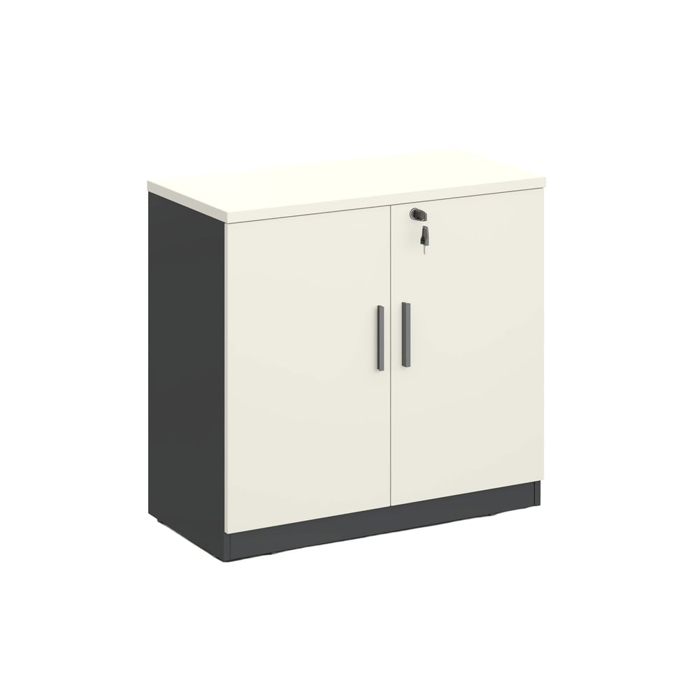 Шкаф RFG Monaco, 800 x 400 x 740 mm ПДЧ, бяло и черно