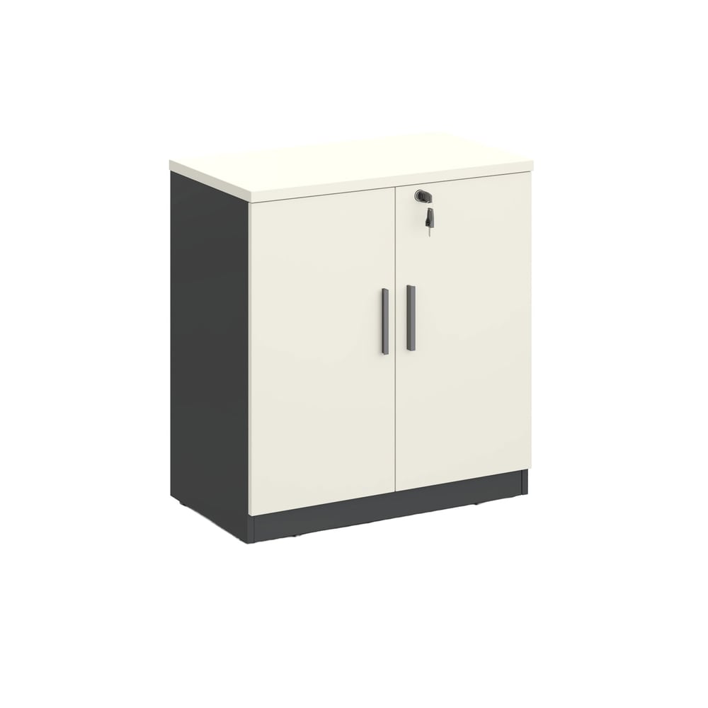 Шкаф RFG Monaco, 700 x 400 x 740 mm ПДЧ, бяло и черно