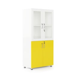 RFG Шкаф, лабораторен, 80 х 40 х 160 cm, жълт