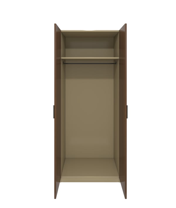 Гардероб RFG Elmaz, двоен, 800 х 550 х 2000 mm, ПДЧ 18 mm, австралийски дъб и сиво