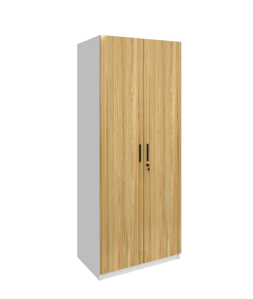 Гардероб RFG Monaco, двоен, 800 х 550 х 2000 mm, ПДЧ 18 mm, бряст и бяло