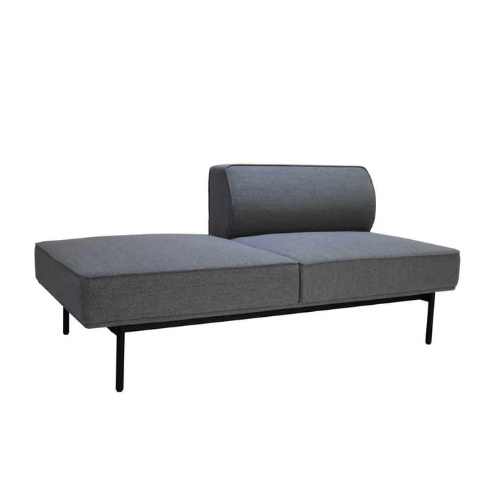 Табуретка RFG Klark, квадратна, дамаска, 800 х 800 х 400 mm, сива