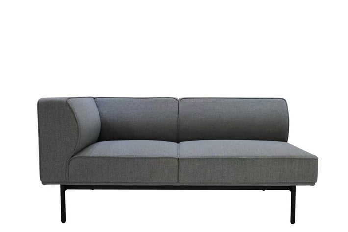 Табуретка RFG Klark, текстил, 800 х 800 х 400 mm, сива