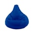 Пуф за деца RFG, тип круша, промазка, 160 L, син