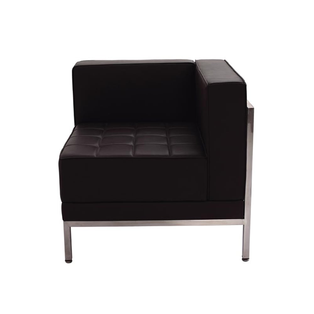 Ъглов модул RFG Neo, екокожа, 720 х 720 х 700 mm, черен ляв