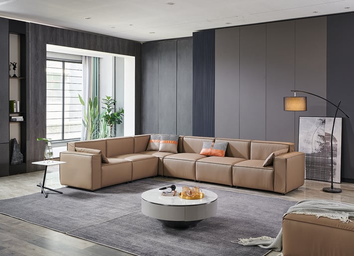 Фотьойл RFG Kiano, екокожа, 1160 х 880 х 760 mm, кафяв