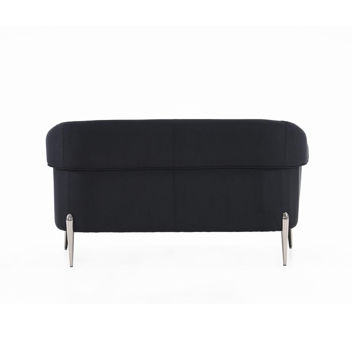 Диван RFG Megan, двуместен, текстил, метална основа, 1560 х 820 х 740 mm, черен