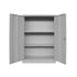 Шкаф RFG, метален, с два рафта, 900 х 400 х 1300 mm, сив